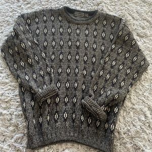 vintage oversized grandpa sweater